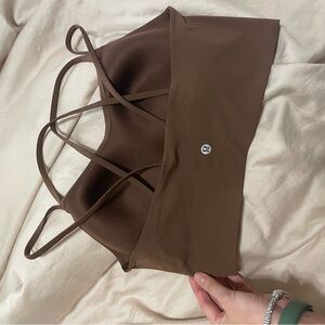 Lululemon size 10 sports bra Java